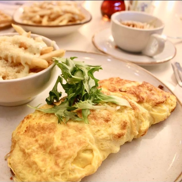 Chorizo and Amarrillo Omelet