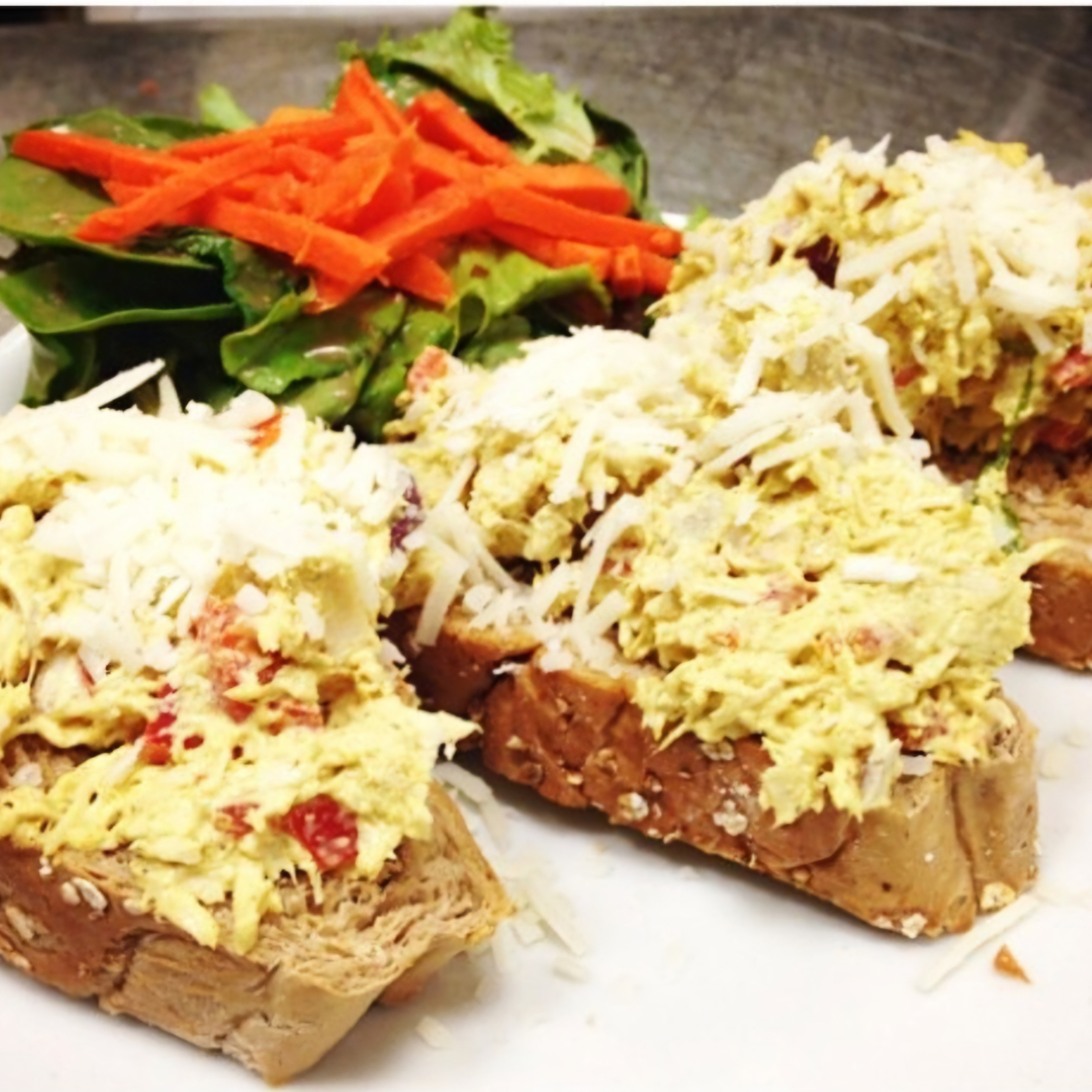 Tartines Chicken Curry and Cilantro